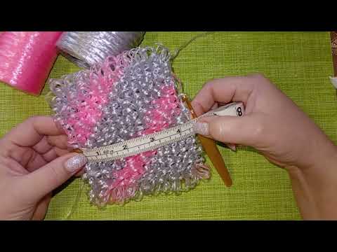 Видео: Мастер-класс по изготовлению мочалки Перевёртыш 🧶 Нужная вещица за пару часов.