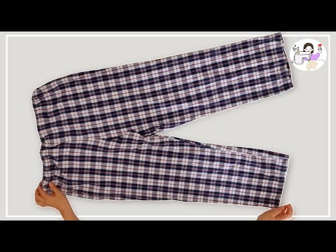 Видео: [Сделай сам] Не выбрасывайте неиспользованную пижаму. Он переработан как замечательная работа.