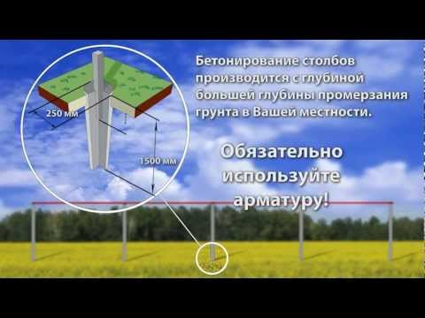 Видео: Монтаж модульных и сварных ограждений Grand Line