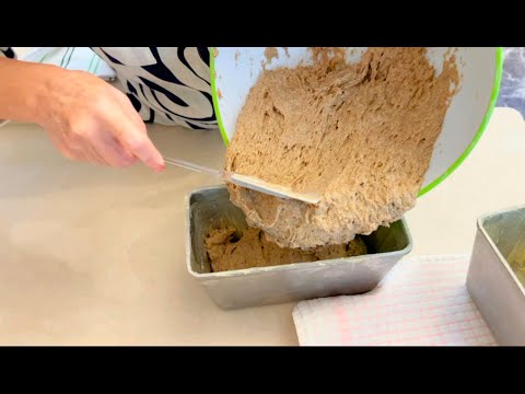 Видео: ХЛЕБ Домашний/ ХЛЕБ БЕЗ ЗАМЕСА/ЦЕЛЬНОЗЕРНОВОЙ ХЛЕБ/ ХЛЕБ для начинающих/Vollkornbrot, ohne kneten