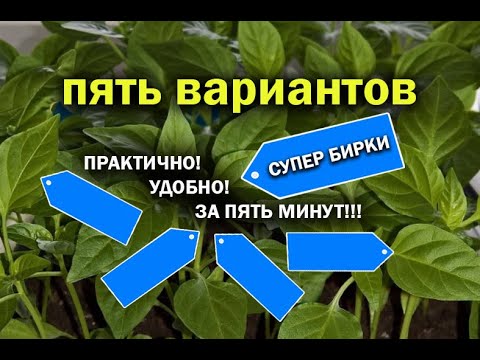 Видео: НЕ ПОКУПАЙ ТАБЛИЧКИ/БИРКИ ДЛЯ РАСТЕНИЙ, ПОКА НЕ ПОСМОТРИШЬ ЭТО ВИДЕО!!!! #маркировка