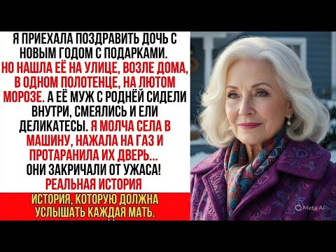 Видео: Пока моя дочь мёрзла на улице в полотенце, её муж и гости в тепле смеялись. Тогда я села в машину и…