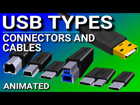 Видео: USB-порты, кабели, типы и разъемы
