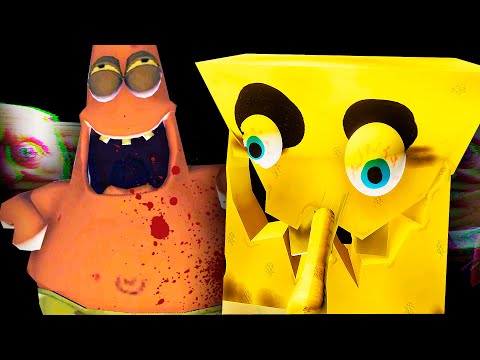 Видео: БЕГАЕМ ОТ УЖАСНОГО СПАНЧ БОБА - SpongeBob's Evil Clone