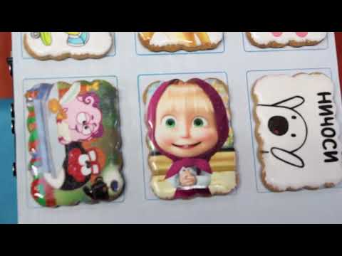 Видео: Как печатать на печенье (новая модель пищевого принтера)