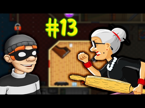 Видео: ВОРИШКА БОБ [13] ВРЕДНАЯ БАБУЛЯ Весёлая игра про грабителя Robbery Bob