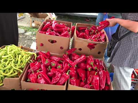 Видео: Сентябрьский грузинский рынок в Кобулети. Что сейчас есть, почём, и дешевле ли чем в магазине