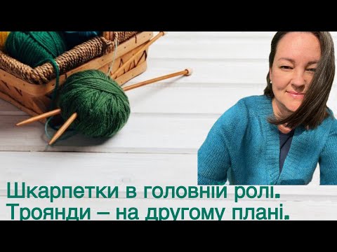 Видео: Шкарпетки в головній ролі,а які на вашу думку спиці краще?, троянди на другому плані, коти режисери