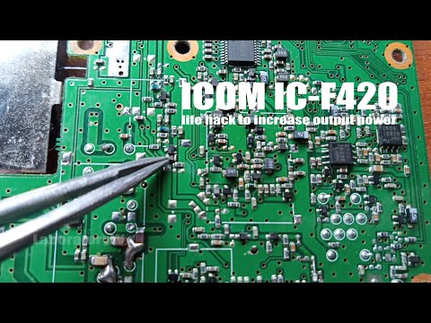 Видео: Лайфхак. Как раскачать шоколадку в Icom IC-F420