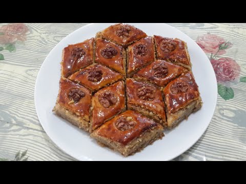 Видео: AZERBAYCAN BAKLAVASI/LƏZZƏTİNƏ DOYUM OLMAYAN BAKI PAXLAVASI/Пахлава Бакинская/Готовит Туркменка 😊