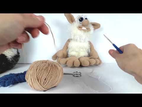 Видео: Буба домовенок. Буба. Мастер класс.  (Урок 5. Глазки)