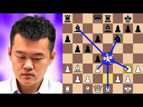 Видео: Руй Лопес из Дин Лижэня разгромил Ханса Нимана за 32 хода