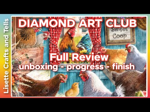 Видео: Полный обзор DIAMOND ART CLUB: Coop Sweet Coop — САМЫЙ ВЕСЁЛЫЙ комплект ЦАП, над которым я работа...