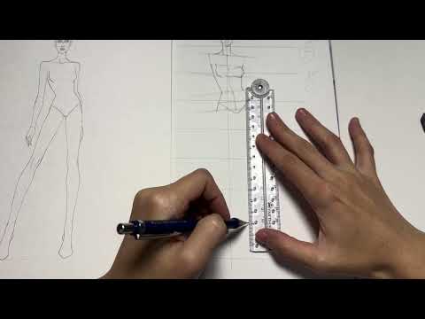 Видео: Фэшн иллюстрация 2-сабақ