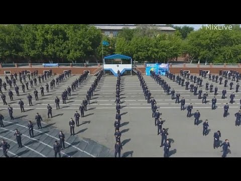 Видео: Флешмоб Карагандинской академии МВД PK. 23-06-2016