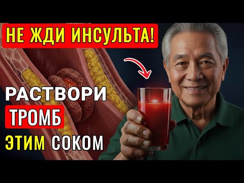 Видео: Главный ВРАГ Тромбов НАЙДЕН! 1 стакан этого красного сока, и кровь станет жидкой как родниковая вода