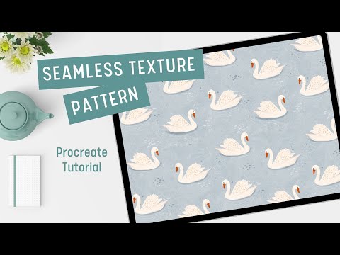 Видео: Учебное пособие Procreate: создание бесшовного текстурированного фона