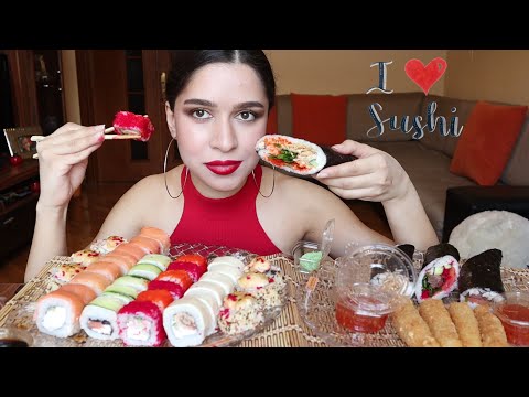 Видео: MUKBANG ГИГАНТСКИЕ РОЛЛЫ + 30 РОЛЛОВ И СЫРНЫЕ ПАЛОЧКИ