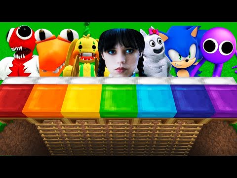 Видео: НОВАЯ РУБРИКА! ВЫБЕРИ РАДУЖНУЮ КРОВАТЬ В МАЙНКРАФТ