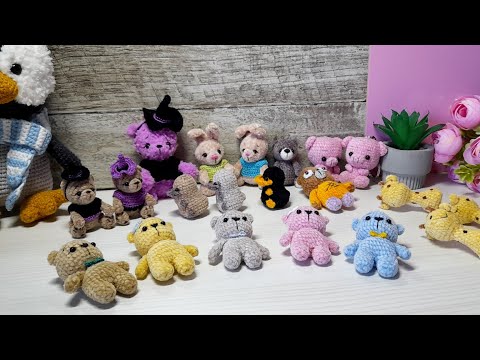 Видео: Готовые работы амигуруми за неделю. Планы меняются каждый день. Влог.