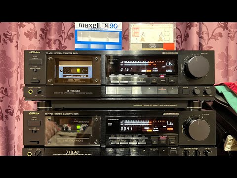 Видео: Victor TD-V711 и Victor TD-V721 и кассетки Maxell LN90 против TDK D90!