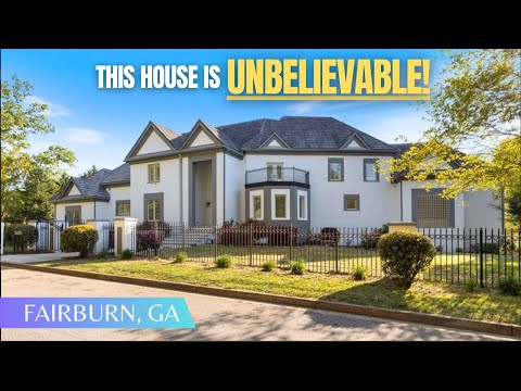 Видео: Впечатляющее поместье площадью более 8000 кв. футов на берегу озера с готовым подвалом + 2 ОГРОМН...