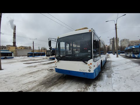 Видео: 31 МАРШРУТ/ТРОЛЛЕЙБУС/САНКТ-ПЕТЕРБУРГ/Тролза-5265.00 «Мегаполис» № 6439