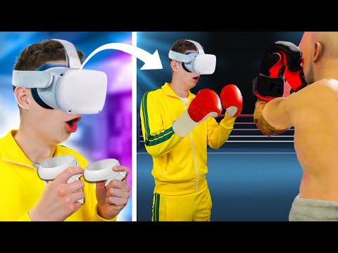 Видео: Это БУДУЩЕЕ VR игр! **3D игры в реальной жизни ** VR OCULUS QUEST 2