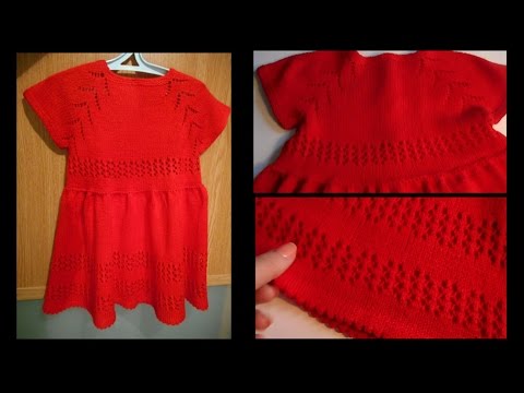 Видео: Как связать нарядное ажурное платье