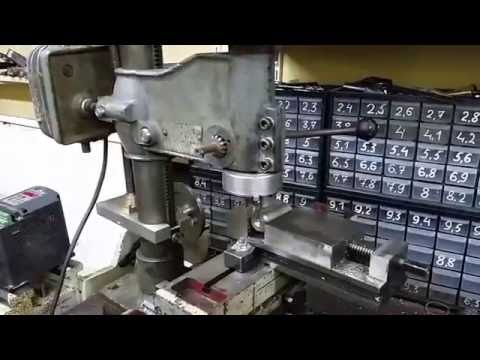Видео: Фрезерный по металлу из сверлильного НС12
