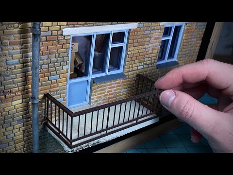 Видео: БАЛКОН диорама | diorama BALCONY