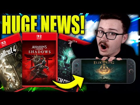 Видео: АНОНСИРОВАНО 4 КРУПНЫХ игры для Nintendo Switch 2 и 1 ЗАДЕРЖКА!