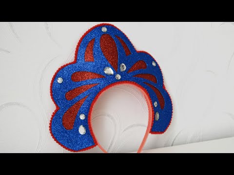 Видео: DIY Новогодняя корона - кокошник из фоамирана + Делаем выкройку.