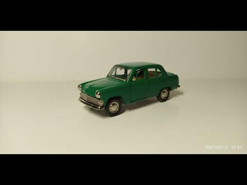 Видео: Восстановление модели Москвича 403 А7