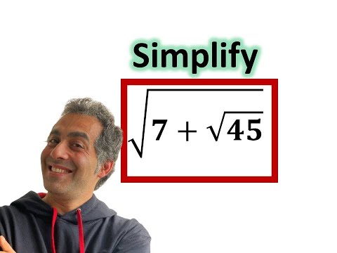 Видео: Насколько можно упростить это радикальное выражение?