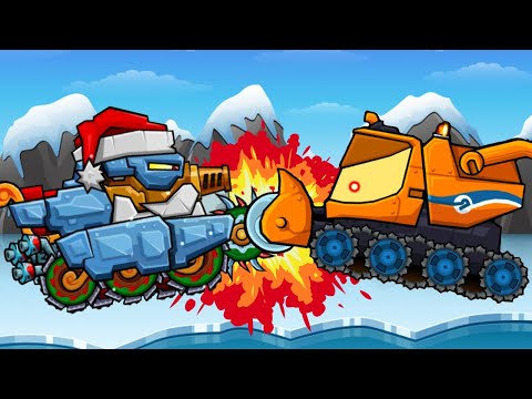 Видео: Car Eats Car 3. Серия 40: Сантанк  vs Снегоуборщик
