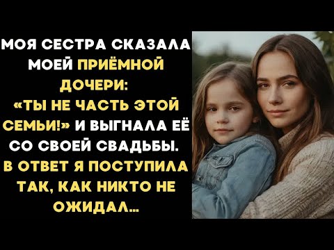 Видео: Моя сестра выгнала мою приёмную дочь со свадьбы, заявив, что она не часть семьи. В ответ, я сделала