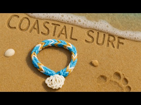 Видео: Браслет Coastal Surf 🌊 | Летний Loom-урок