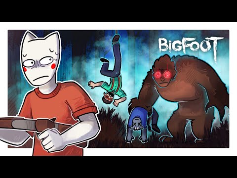 Видео: ЗДЕСЬ МЫ ОХОТНИКИ! ИЛИ НЕТ... ОХОТА НА БИГФУТА - BIGFOOT