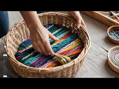 Видео: Вы будете потрясены результатом! — Из старой тряпки в потрясающую корзину