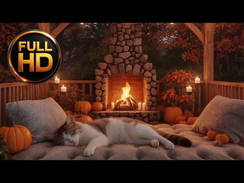Видео: 🔥 Мурчание у камина 😺 | Purring by the Fireplace