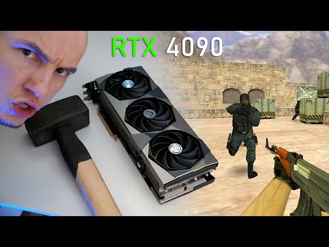 Видео: Читерский тест RTX 4090 в CS 1.6