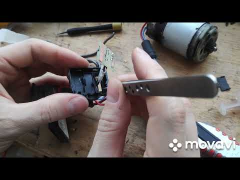 Видео: Для ремонта кнопки переключателя DeWalt dcd771 dcd776 и других моделей.
