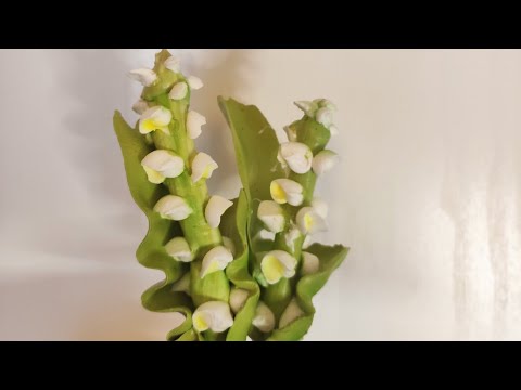 Видео: Ландыши из крема Безе