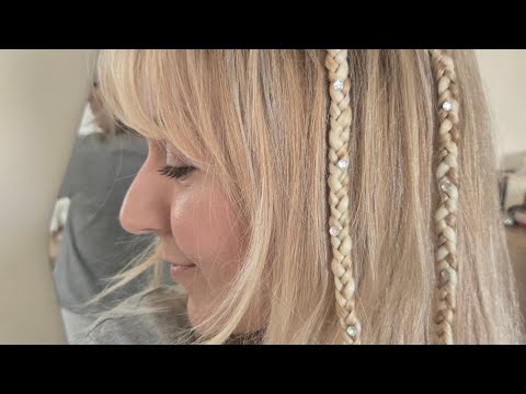 Видео: Косички с кристаллами 