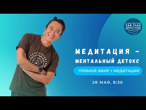 Видео: Медитация - ментальный детокс | Прямой эфир + медитация | Ян Тиан