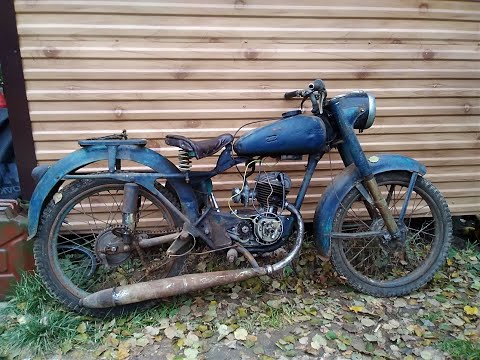 Видео: Пуск мотора/четверть века простоя/Минск М103/Motor start/Minsk M103