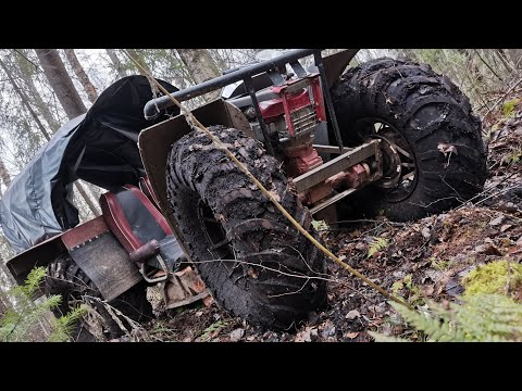 Видео: Эвакуация вездехода, путь домой, ноябрь 2019
