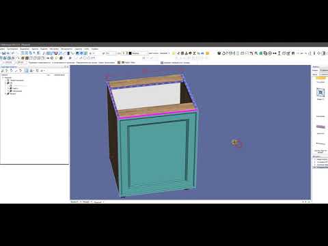 Видео: Создание параметрического фасада с выборкой в  Базис Мебельщик