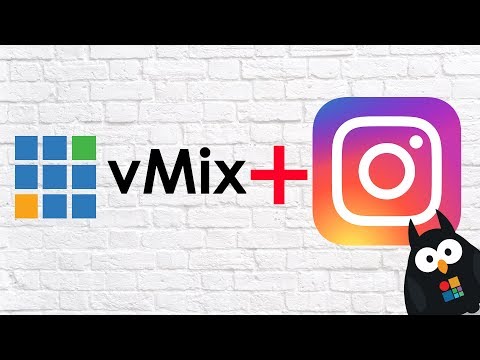 Видео: Как сделать трансляцию в Instagram с компьютера из vMix